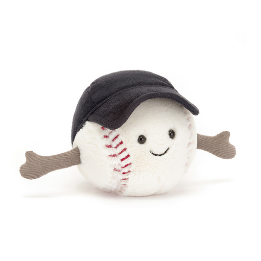 Divertente peluche da baseball