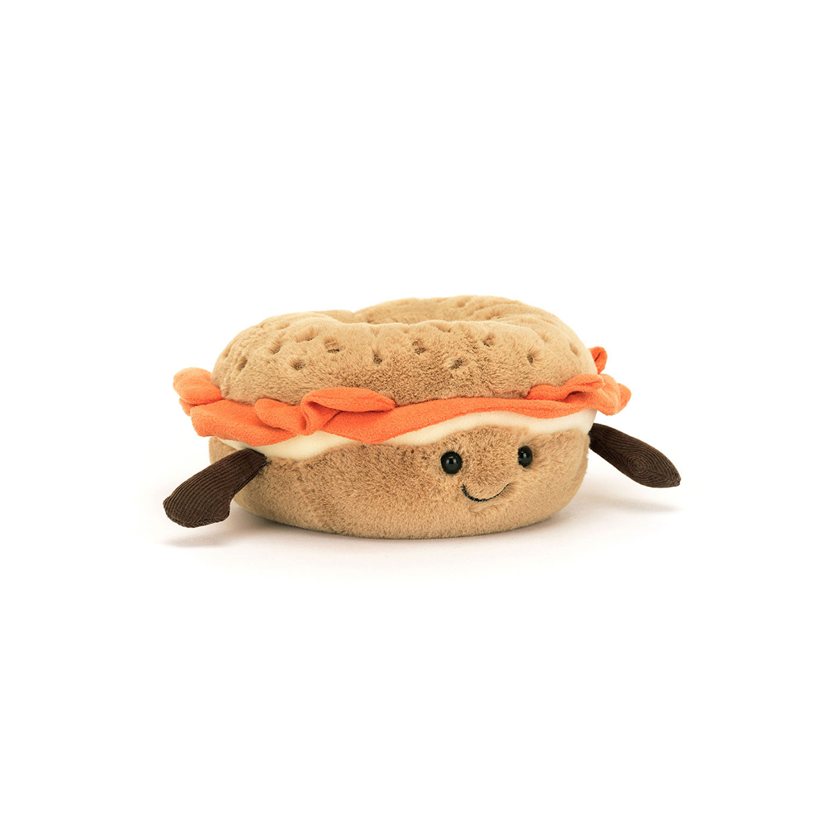 Peluche divertente a forma di bagel