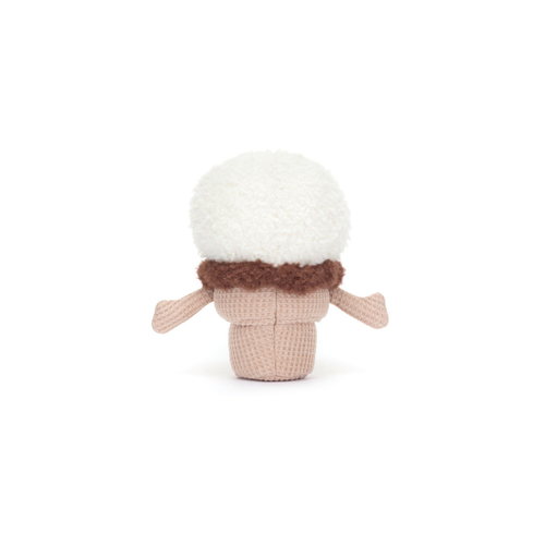 Cono gelato di peluche divertente