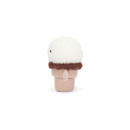 Cono gelato di peluche divertente