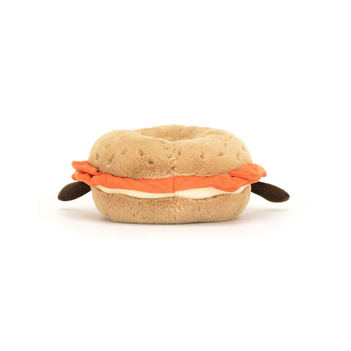 Peluche divertente a forma di bagel