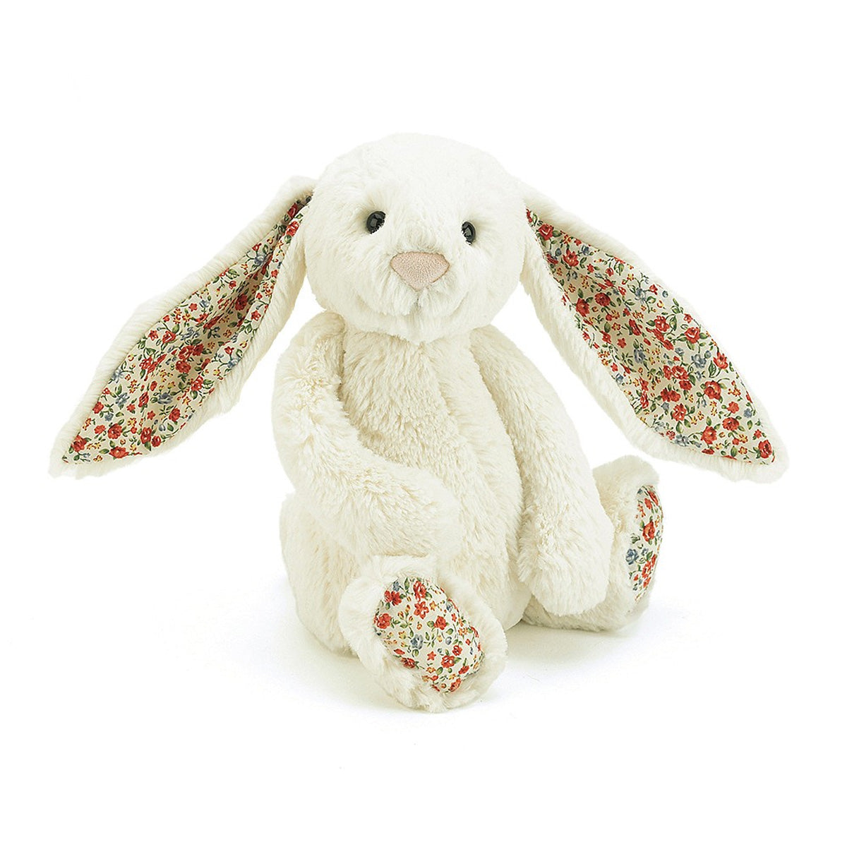 Blossom Rabbit Peluche - H31 cm - Crema