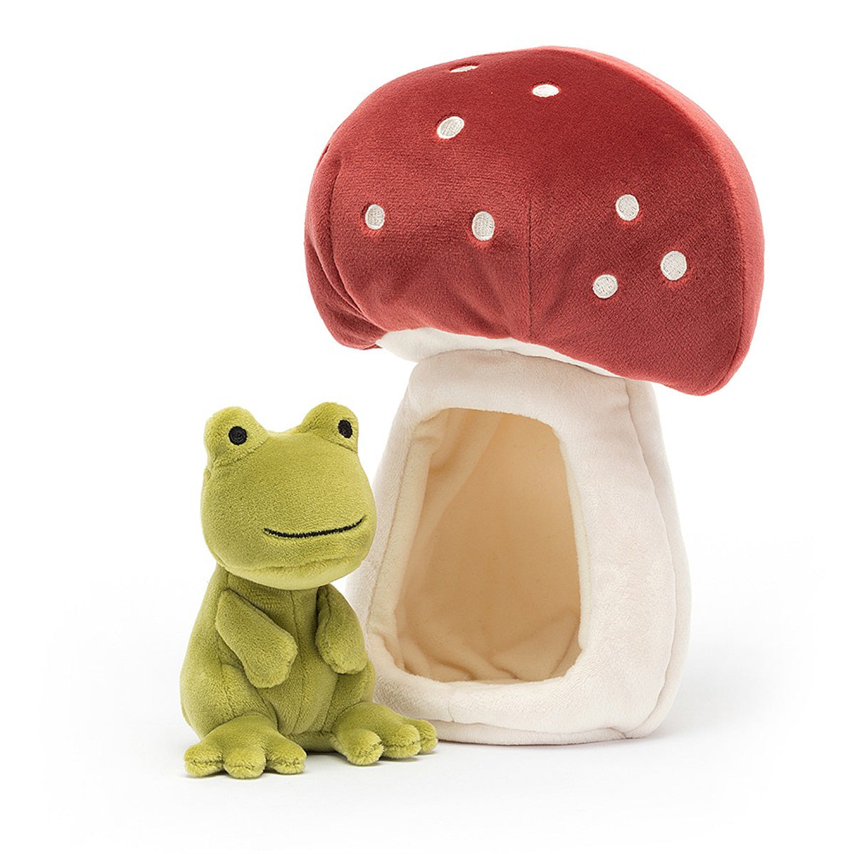 Peluche Grenouille de la Faune Forestière