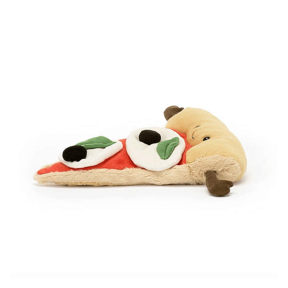 Divertente fetta di pizza in peluche