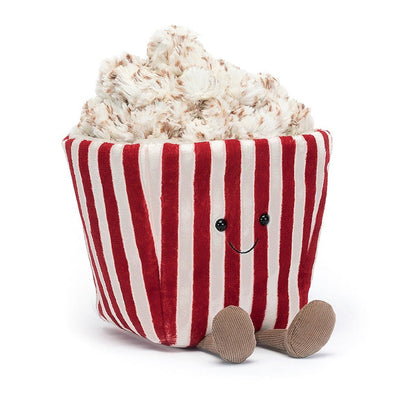 Divertente peluche di popcorn